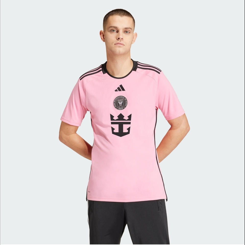 Adidas Inter Miami CF 24/25 Home Jersey Mens Size 2XL Easy Pink Authentic Jersey